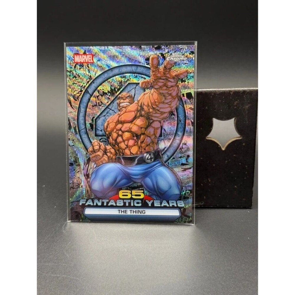 2026 Topps Chrome Marvel 65 Fantastic Years The Thing #FY-04 Insert